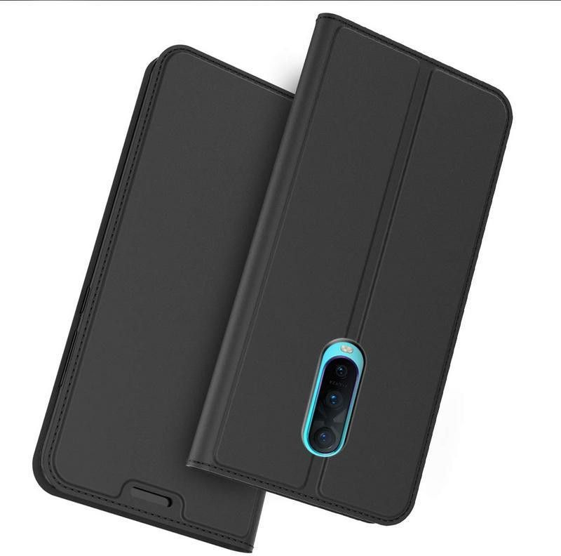 Elica Book Cover for Oppo F11  (Black, Shock Proof, Pack of: 1)