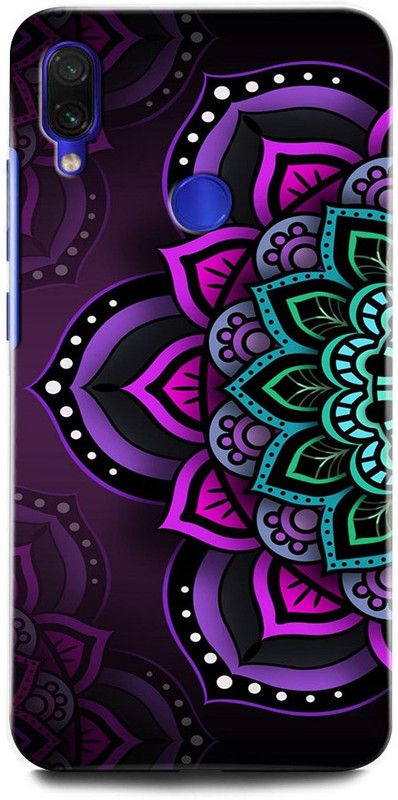 INTELLIZE Back Cover for Redmi Note 7 Pro MZB7700IN FLOWERS, MANDALA, COLORFUL, ABSTRACT ART, ORNAMENTS  (Multicolor, Hard Case, Pack of: 1)