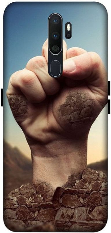 LUCKY MOBI.COM Back Cover for OPPO A5 (2020) ( hand wallpaper) PRINTED BACK COVER  (Multicolor, Waterproof, Pack of: 1)