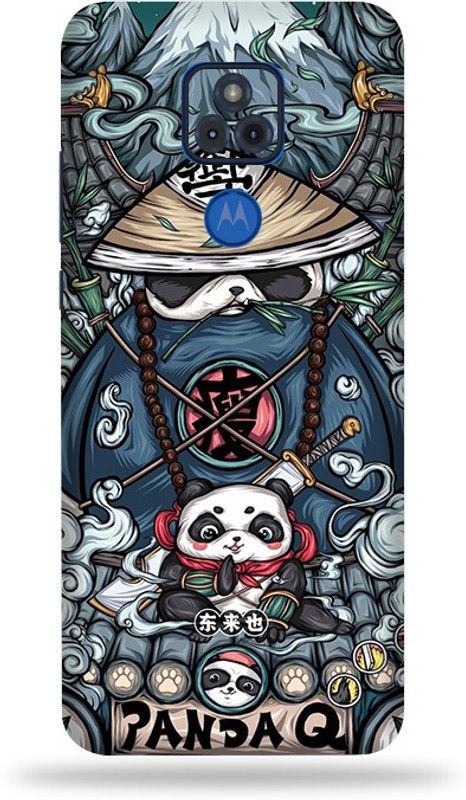 OggyBaba Motorola Moto G Play Mobile Skin  (Ninja Panda Multicolor Skin With Ultra Matte Finish)