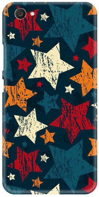 Smutty Back Cover for VIVO Y67, Y67L - Stars Print  (Multicolor, Hard Case, Pack of: 1)