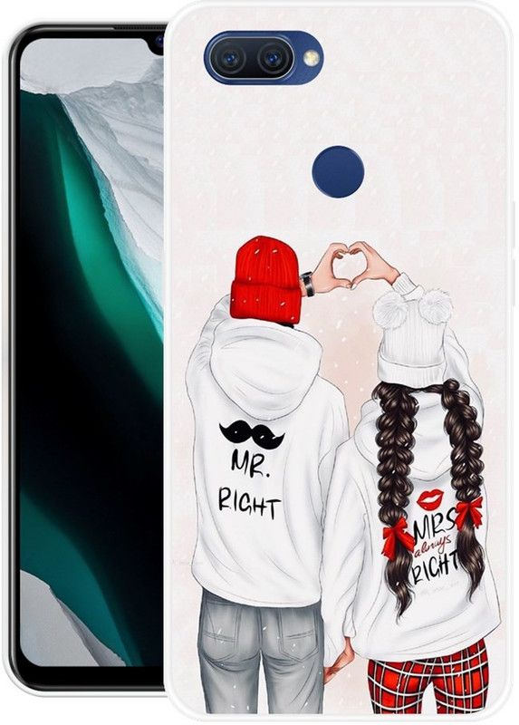 RJ14 (Online) Back Cover for Oppo A11k, Oppo A12  (White, Grip Case, Silicon)