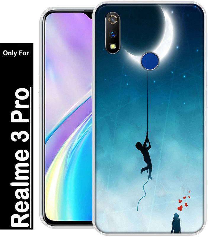KUDI Back Cover for Realme 3 Pro  (Multicolor, Grip Case, Silicon, Pack of: 1)