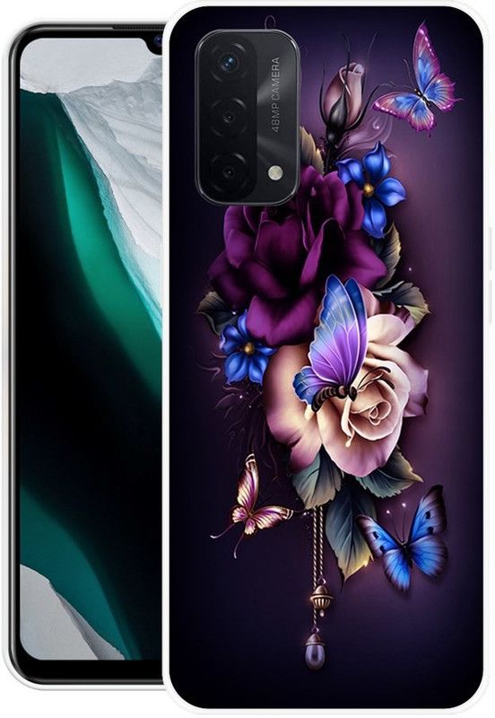 Vaultcase Back Cover for OPPO A74 5G  (Multicolor, Dual Protection, Silicon, Pack of: 1)