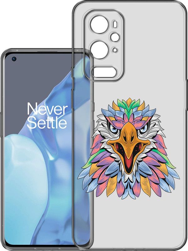 HANIRY Back Cover for Oneplus 9 Pro / LE2121 mobile cover | EAGLE | Designer | PNG_27  (Multicolor, Flexible, Silicon, Pack of: 1)