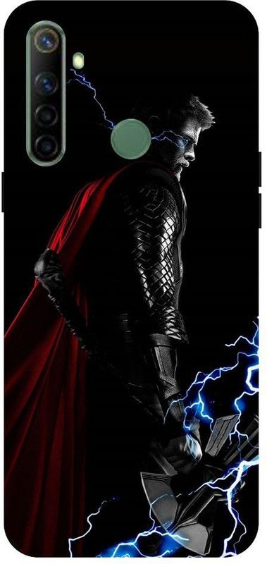 URCHIN Back Cover for Realme5s Thor Hammer, Thor, Lightning, Rock, Mione, Hammer, Movie, Thunder, Avenger  (Multicolor, Shock Proof, Pack of: 1)