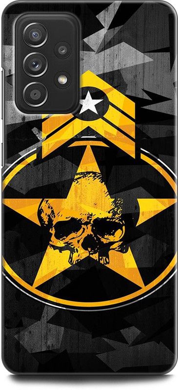 Afterglow Back Cover for SAMSUNG Galaxy A52 ARMY, ARMY LOGO, SOLDIER, MILITARY  (Multicolor, Shock Proof, Pack of: 1)