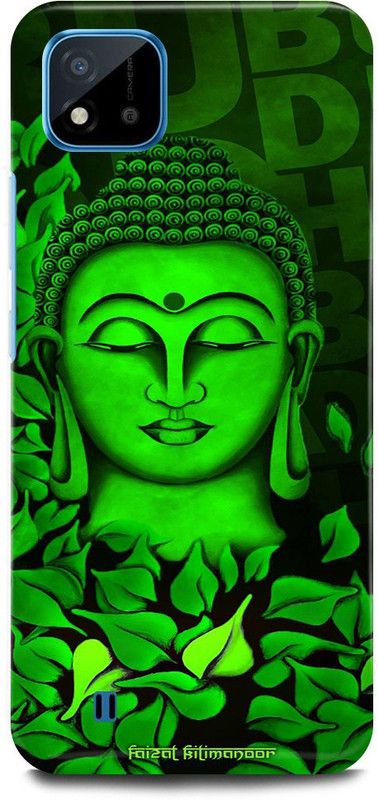 JUGGA Back Cover for Realme C20, RMX3063, GAUTAM, BUDDHA, GOD, GREEN, NAMO, BUDDHAY  (Green, Hard Case, Pack of: 1)