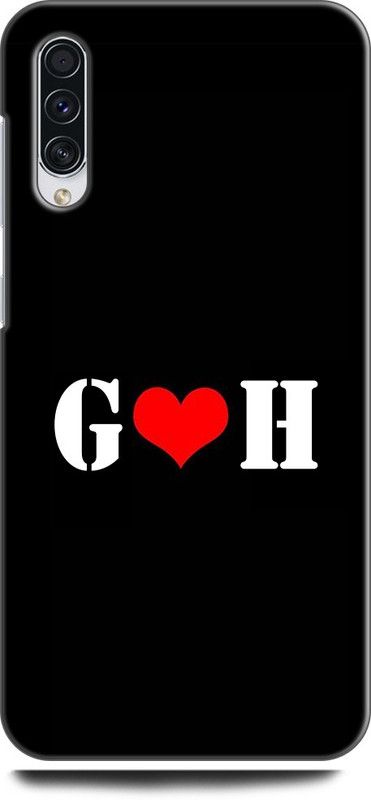Afterglow Back Cover for SAMSUNG Galaxy A50 G H, G LOVES H, NAME, LETTER, ALPHABET, GH LOVE, HART  (Multicolor, Shock Proof, Pack of: 1)