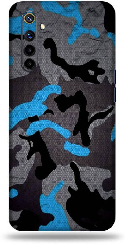 OggyBaba realme 6i, Realme6i Mobile Skin  (Military Blue Camouflage With Matte Finish)