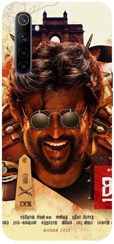 Wall Art Back Cover for Realme 6 Pro Darbar, Poster, Graphics  (Multicolor, Dual Protection, Pack of: 1)