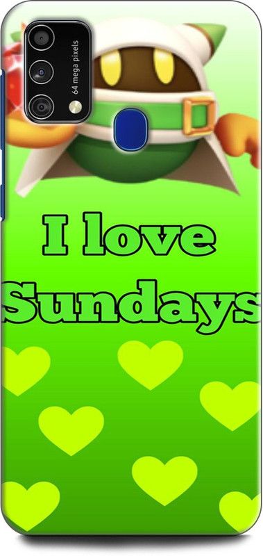 Afterglow Back Cover for SAMSUNG Galaxy F41 I LOVE SUNDAY, HOLIDAY, MASTTI, ENJOY  (Multicolor, Shock Proof, Pack of: 1)