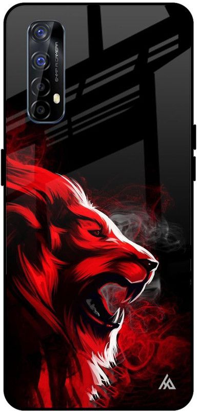 Hocopoco Back Cover for Realme Narzo 20 Pro  (Black, Red, Grip Case, Silicon, Pack of: 1)