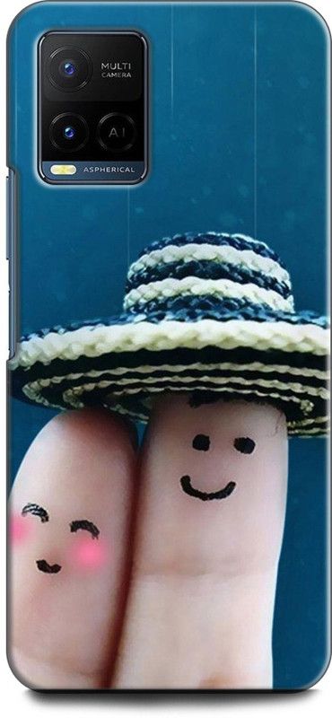 KEYCENT Back Cover for Vivo Y21A, V211 FINGERS, LOVE, FINGER COUPLE, TOGETHER  (Multicolor, Shock Proof, Pack of: 1)