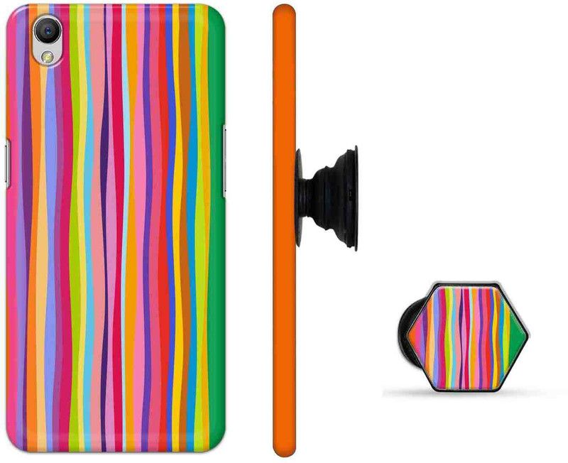 Golden Owl Back Cover for Oppo A52  (Multicolor, Cases with Holder, Pack of: 2)