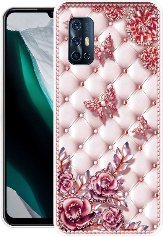 Looy Back Cover for Vivo V17  (Maroon, Flexible, Silicon, Pack of: 1)