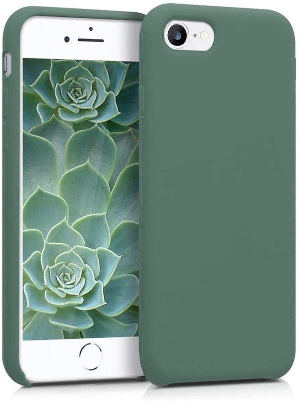 Rakulo Back Cover for Apple Iphone SE 2020  (Green, Grip Case, Silicon, Pack of: 1)
