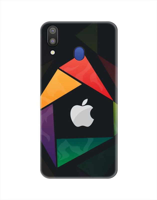 Smutty Back Cover for Samsung Galaxy A20, SM-A205FN - Apple Logo Print  (Multicolor, Hard Case, Pack of: 1)