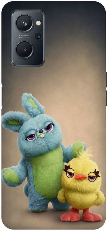 Bluvver Back Cover for OPPO A76, CPH2375 Printed Bird,Rabbit,Blue Back Cover  (Multicolor, Hard Case, Pack of: 1)