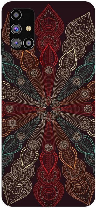 URCHIN Back Cover for Samsung M30s Abstrect, Pattern, Colour, Solid, Black, Cool  (Multicolor, Shock Proof, Pack of: 1)