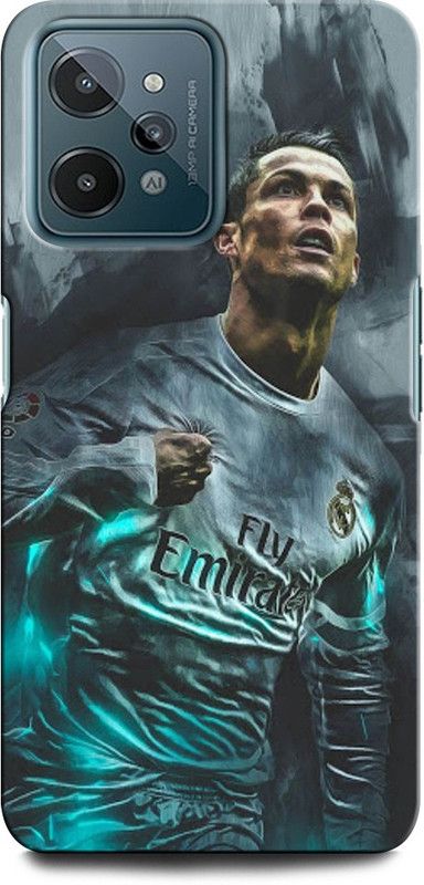 INTELLIZE Back Cover for Realme C31 CRISTIANO RONALDO, RONALDO 7, CR, 7, FOOTBALL, SPORTS, REAL MADRID  (Multicolor, Hard Case, Pack of: 1)
