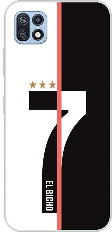 Artcase Back Cover for Samsung Galaxy F42 5G, Samsung Galaxy A22 5G  (Black, White, Dual Protection, Silicon, Pack of: 1)