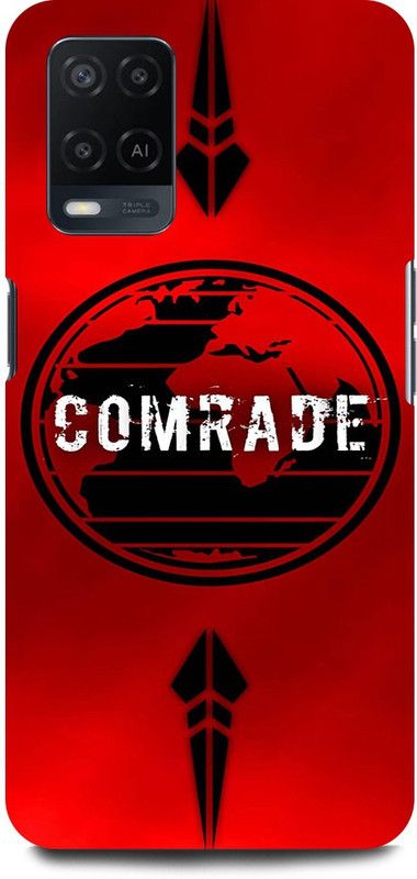 JUGGA Back Cover for OPPO A54, CPH2239, COMRADE, RED  (Red, Hard Case, Pack of: 1)