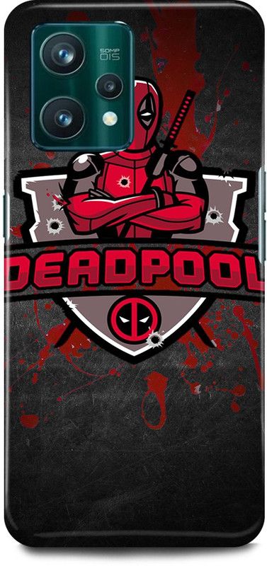 FIKORA Back Cover for Realme 9 Pro Plus 5G, DEADPOOL, FUNNY, MARVEL, SUPER, HERO  (Red, Hard Case, Pack of: 1)