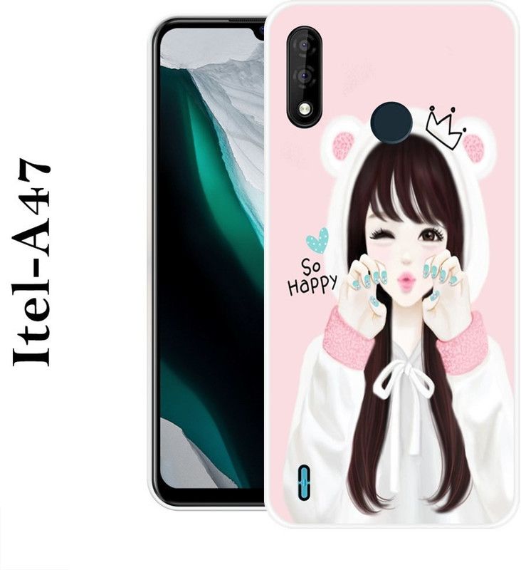 redfly Back Cover for Itel A47  (Multicolor, Silicon)
