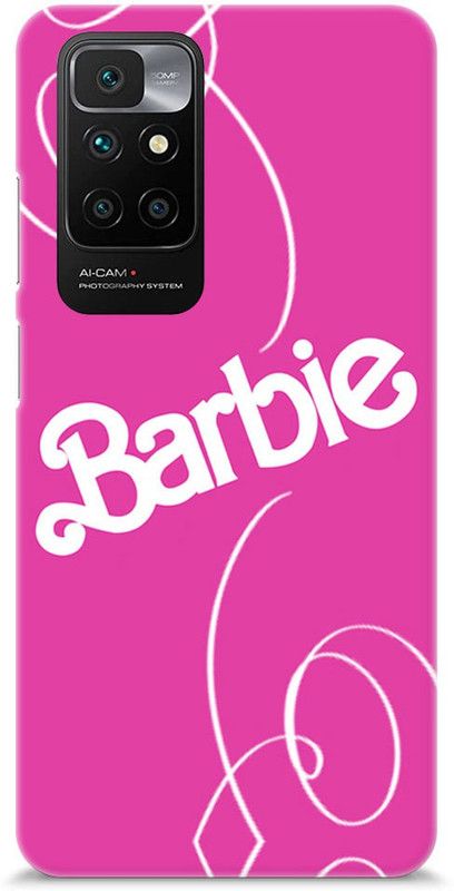 Mast Kalandar Back Cover for REDMI 10 Prime  (Pink, White, Hard Case)