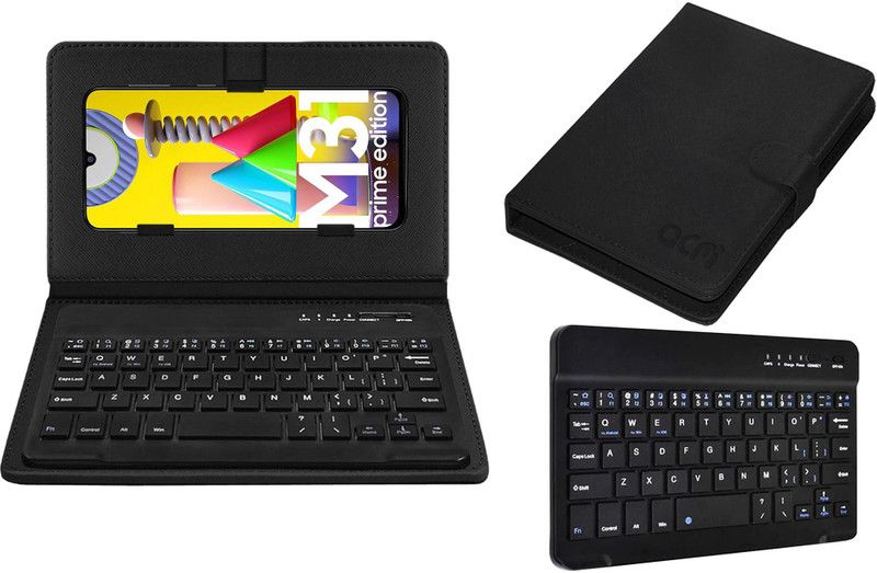 ACM Keyboard Case for Samsung Galaxy M31 Prime  (Black, Cases with Holder, Pack of: 1)