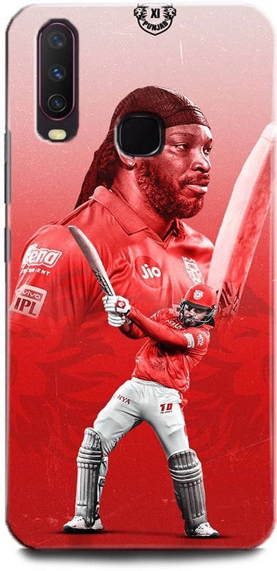 play fast Back Cover for Vivo Y12/1904 CHRIS GAYLE PRINTED  (Multicolor, Hard Case, Pack of: 1)