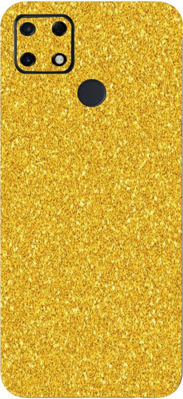AsSkin Realme Narzo 30 A, real me narzo 30 a Mobile Skin  (Ultra Super Golden Gliter With High Matte Finish.Skin..)