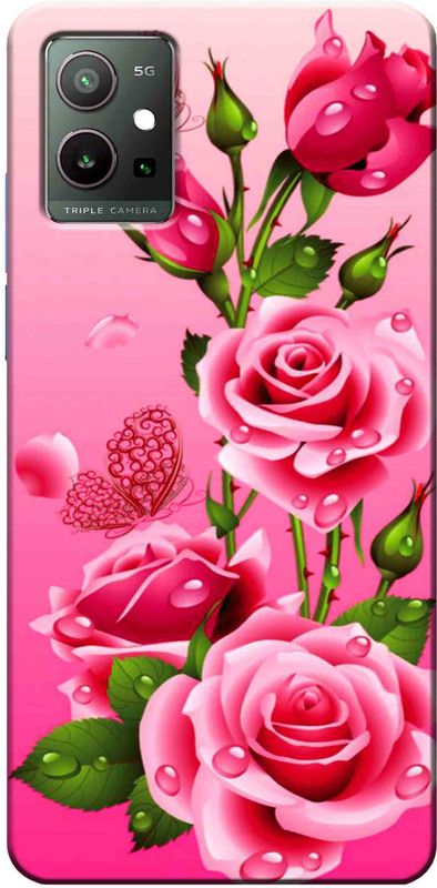 YorKtoLene Back Cover for Vivo Y75 5G 2525  (Multicolor, Dot View, Silicon, Pack of: 1)