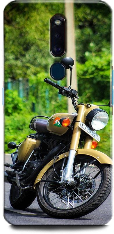 Afterglow Back Cover for Oppo F11 Pro ROYAL ENFIELD, BIKE, MOTORCYCLE, MOTORBIKE  (Multicolor, Shock Proof, Pack of: 1)