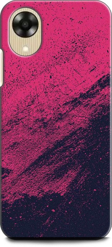 WallCraft Back Cover for OPPO A17K, CPH2471 PINK, BLUE, TEXTURE, ABSTRACT ART, COLORS  (Multicolor, Dual Protection, Pack of: 1)