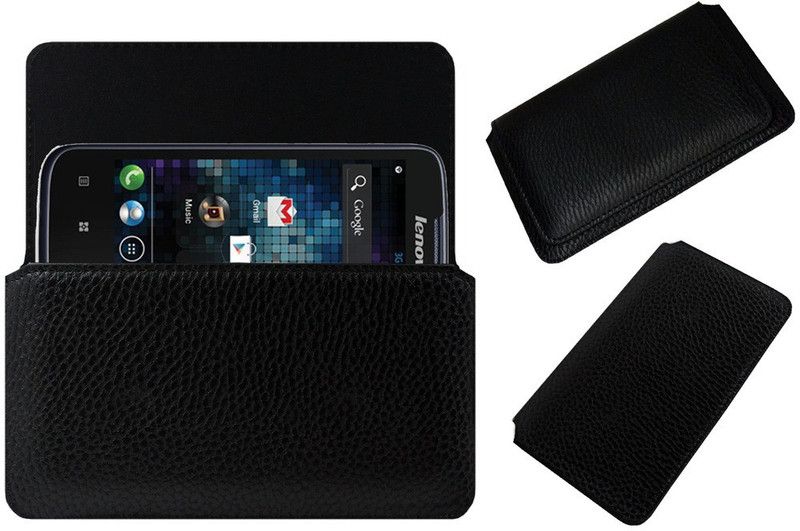 ACM Pouch for Lenovo S560  (Black, Cases with Holder, Pack of: 1)