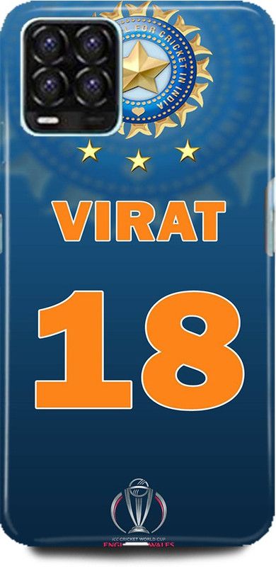 MP ARIES MOBILE COVER Back Cover for realme 8, RMX3085, Virat Kohli Cricket Indian Royal Challengers Banglore Player Sports  (Multicolor, Hard Case, Pack of: 1)