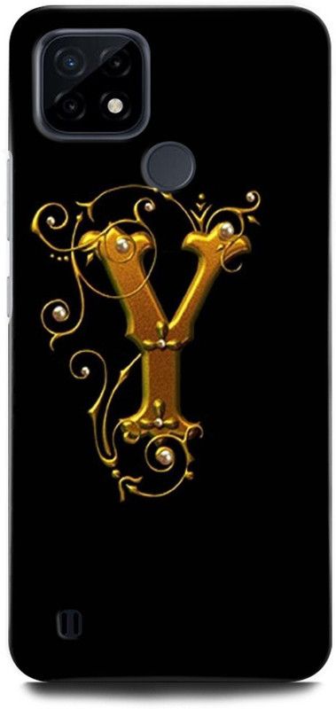 ORBIQE Back Cover for Realme C25Y RMX3265 Y, Y LETTER, Y ALPHABET, DESIGN  (Multicolor, Hard Case, Pack of: 1)