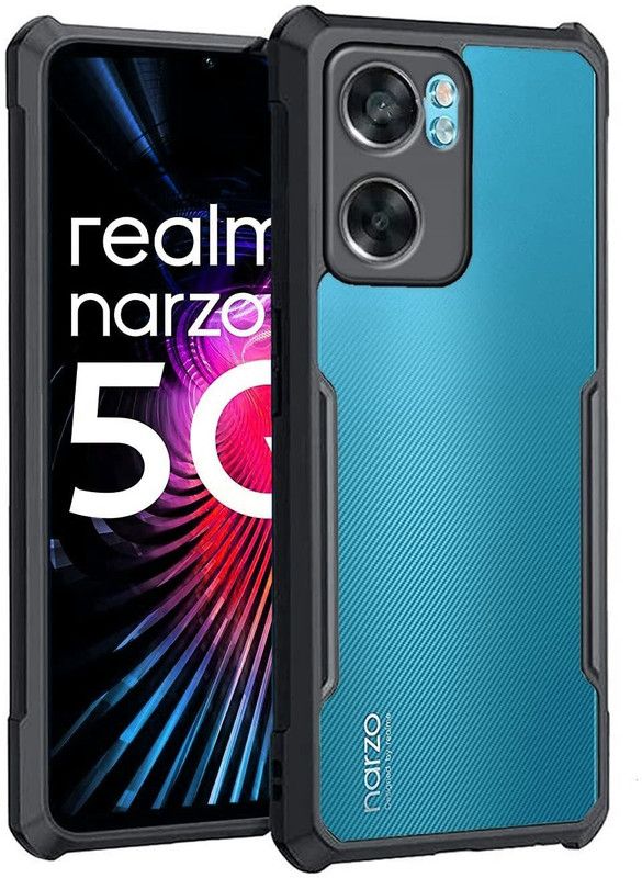 Instyle Back Cover for Realme Narzo 50 5G  (Black, Pack of: 1)
