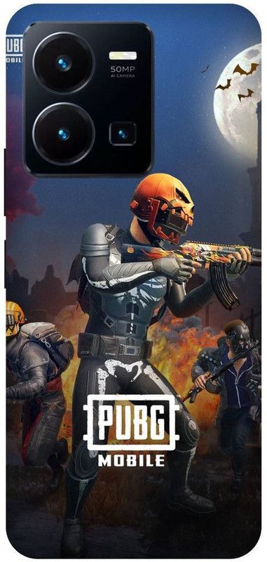 FRONK Back Cover for vivo Y35, V2205, PUBG, GAME, MOBILE, GAME  (Multicolor, Hard Case, Pack of: 1)