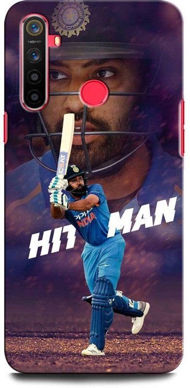 GRAFIQE Back Cover for Realme 6 Pro ROHIT SHARMA, INDIA, CRICKET, INDIAN CRICKET BATSMAN, HITMAN  (Multicolor, Shock Proof, Pack of: 1)