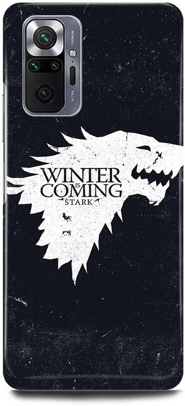 JUGGA Back Cover for Redmi Note 10 Pro Max, WINTER, IS, COMING, GAME, OF, THRONES  (Black, Hard Case, Pack of: 1)