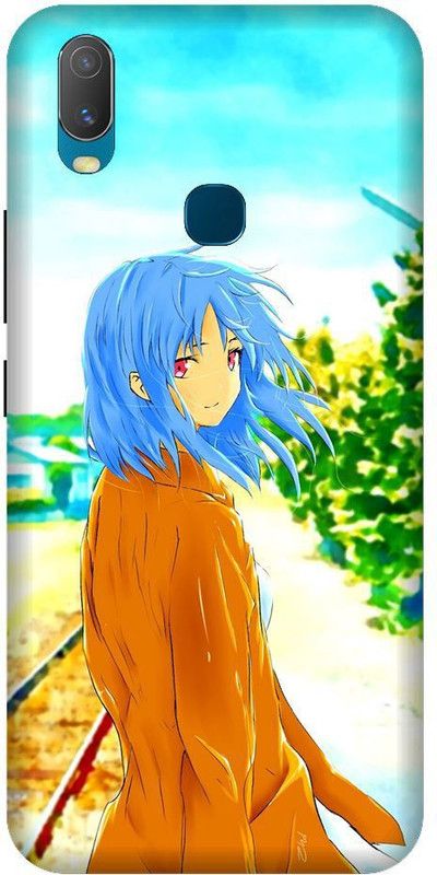 URCHIN Back Cover for Vivo Y12 cute girl, animi girl, girl, cute  (Multicolor, Shock Proof, Pack of: 1)