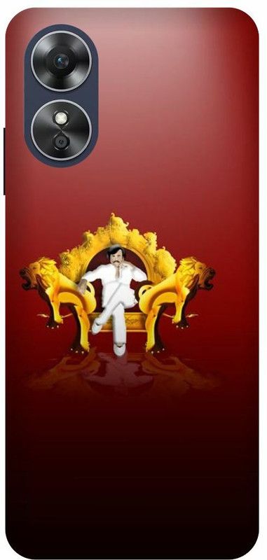 Dimora Back Cover for OPPO A17 ,RAJNIKANT TOLLWOOD SOUTH SUPERSTAR  (Multicolor, Hard Case, Pack of: 1)