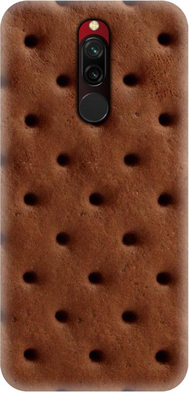 Smutty Back Cover for Mi Redmi 8, M1908C3IC, MZB8255IN - Biscuit Print  (Multicolor, Hard Case)