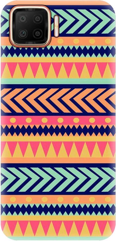 Smutty Back Cover for Oppo F17, CPH2095 - Aztec Print  (Multicolor, Hard Case, Pack of: 1)