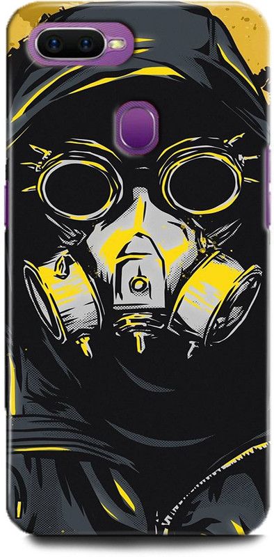 Afterglow Back Cover for Oppo A7 MASK ART BOY, ART, MASK  (Multicolor, Shock Proof, Pack of: 1)