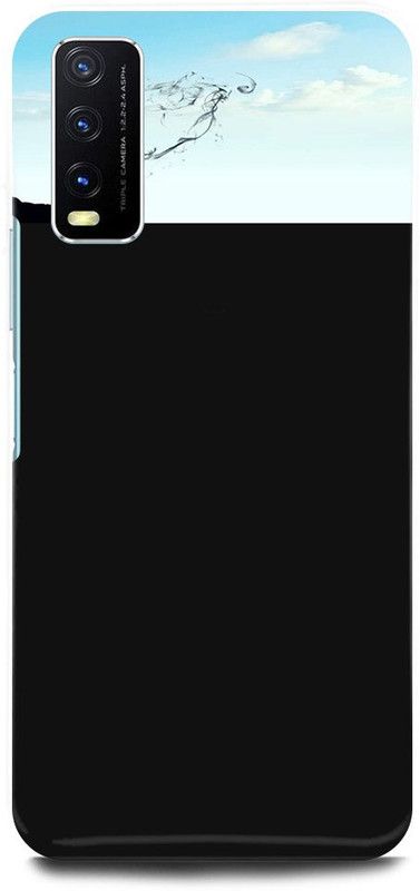 ZIGTOZAG SHOPPE Back Cover for vivo Y20G , v2065, ABSTRACT, ART COLOUR, TREE, CUTE, COOL, SOLID  (Black, Hard Case)