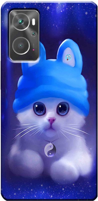 Auqueno Back Cover for Oppo K10 2831  (Multicolor, 3D Case, Silicon, Pack of: 1)